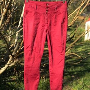 Refuge red jeans!